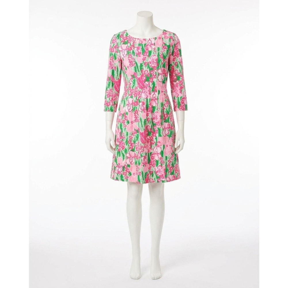 NEW LILLY PULITZER dulcie boatneck dress in putting green hannah